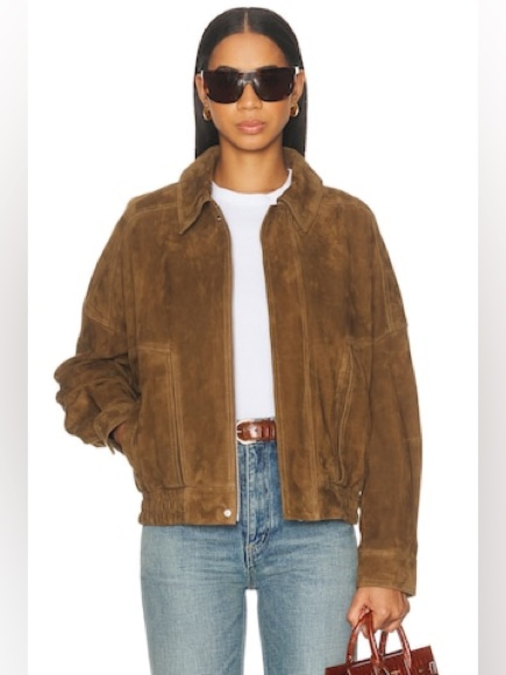 NOUR HAMMOUR
Dalma Suede Jacket